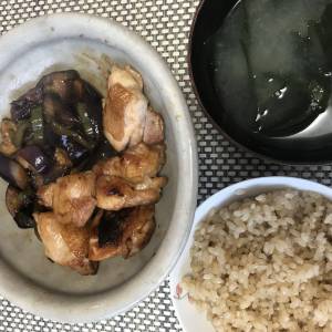 鶏の照り焼き 黒酢風味