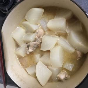 大根と鶏肉のみそ煮
