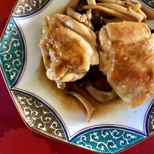 鶏の照り焼き 黒酢風味