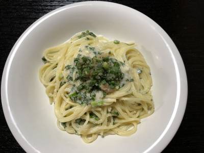 たらこと青じそのスパゲッティ