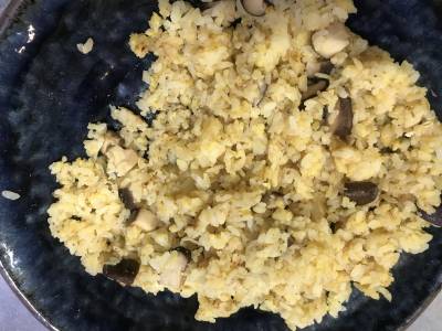 しいたけのピラフ