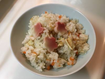 生麩のかやくご飯