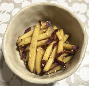 さつまいものきんぴら