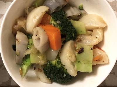 温野菜の中国風サラダ