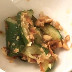 たたききゅうりのピリ辛あえ