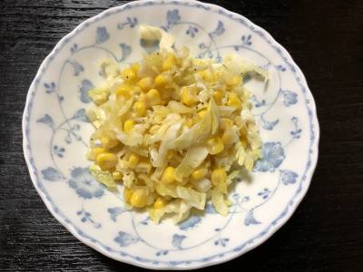 春キャベツとコーンのコールスロー