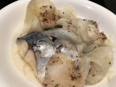 大根とさばのレモン煮