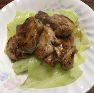 豚ヒレの塩麹焼き