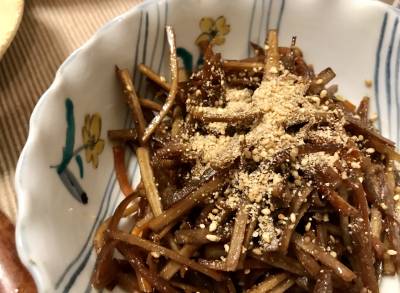 ごぼうとにんじんのきんぴら