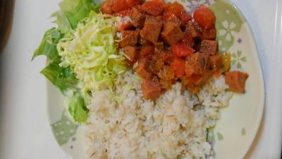 ロコモコ風プレート