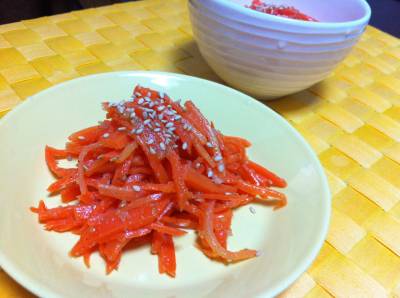 にんじんのナムル