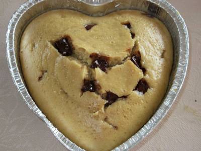 カフェオレ&チョコレート蒸しパン