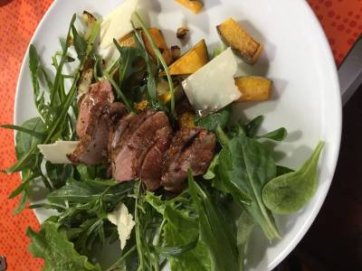 鴨とグリル野菜のサラダ