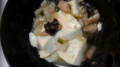 豆腐と豚バラのスープ煮