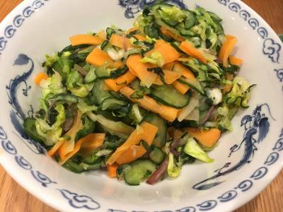 鈴木家の絶品!和風サラダ