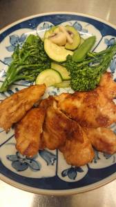 鶏むね肉のしょうが焼き