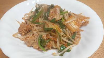 豚キムチ炒め