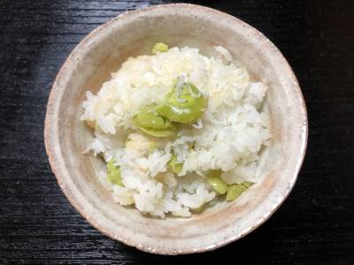 そら豆ごはん