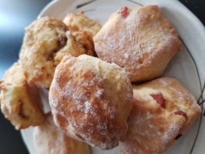 ヨーグルトでつくるスコーン