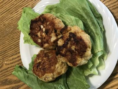 ダブル新たまチキンバーグ