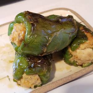 ピーマンの肉詰め