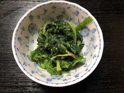 ほうれんそうのごまあえ