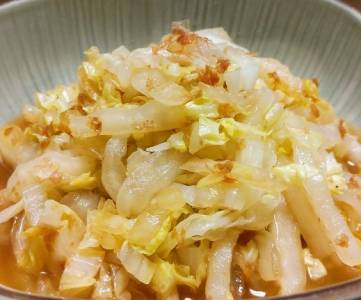 白菜のおかか炒め