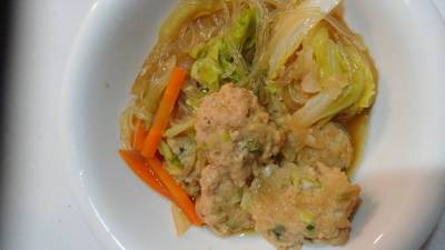 鶏の肉だんご煮