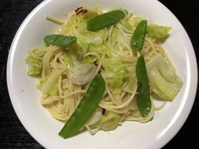 春野菜のペペロンチーノ