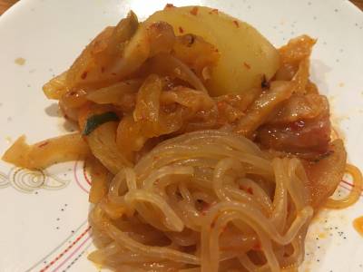 キムチ肉じゃが