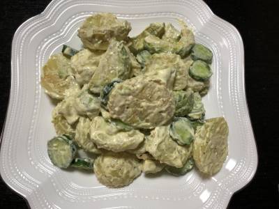 新じゃがのわさびマヨサラダ