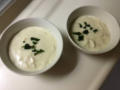 白いんげん豆のポタージュ