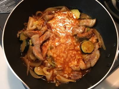 梅チーズタッカルビ