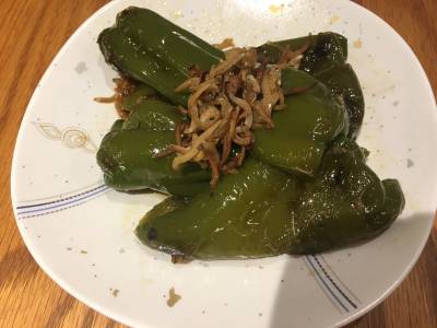 ピーマンのじゃこ煮