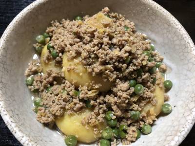 じゃがいものそぼろ煮