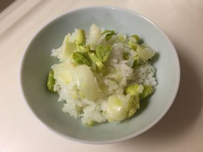 そら豆とゆり根のご飯
