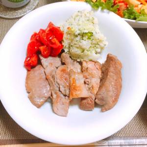 塩豚のソテー マッシュポテト添え