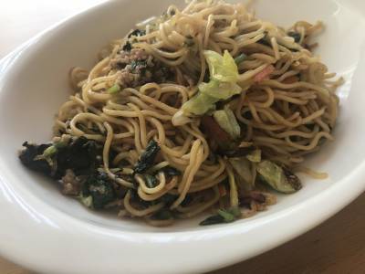 広東風しょうゆ焼きそば