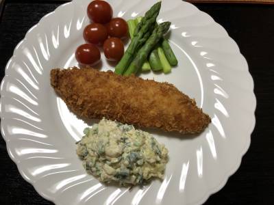 さわらカツ 春キャベツのタルタル