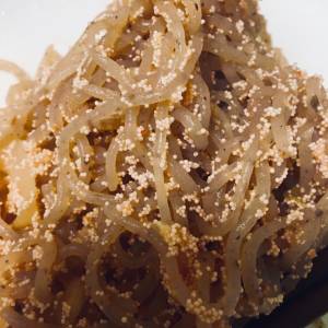 しらたきの明太子炒め