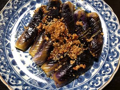 揚げなすの中国風南蛮漬け