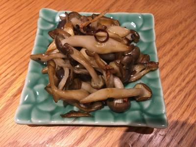 きのこの強火ソテー