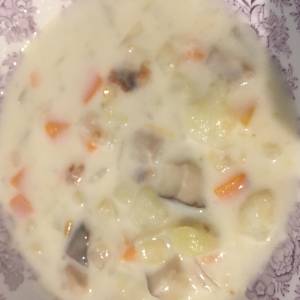 秋野菜のミルクシチュー