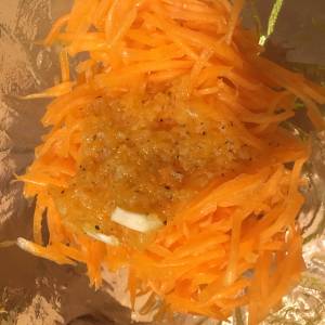 ダブル春にんじんサラダ