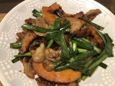 鶏とキャベツの塩蒸し焼き