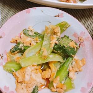 チンゲンサイのオイスターソース炒め