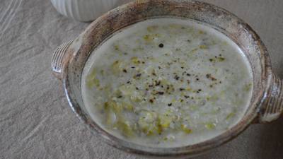 ブロッコリーとカリフラワーのポタージュ