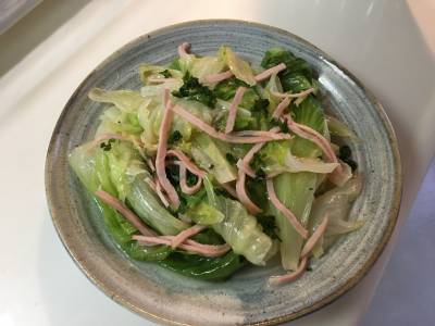 レタスのバター蒸し