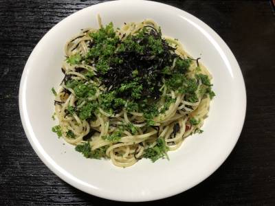 ひじきのペペロンチーノ