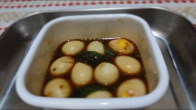 黒酢しょうゆ卵